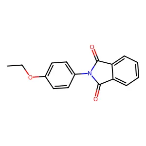 2-(4-ethoxyphenyl)-1H-isoindole-1,3(2H)-dione structure