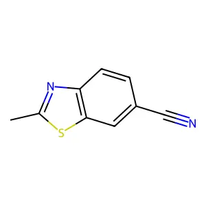 6-Benzothiazolecarbonitrile, 2-methyl- structure