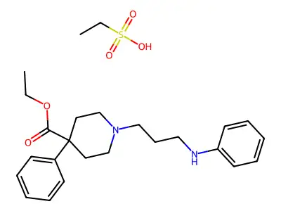 Piminodine Esylate structure