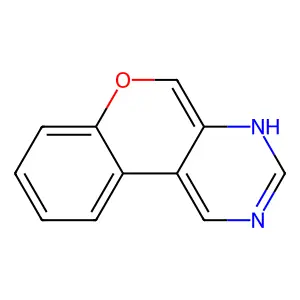 2H-(1)Benzopyrano(3,4-d)pyrimidine structure