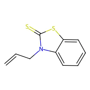 3-Prop-2-enyl-1,3-benzothiazole-2-thione structure