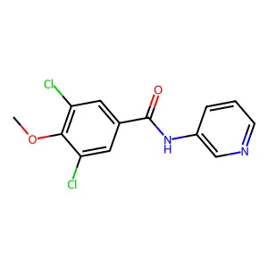 3,5-dichloro-4-methoxy-N-pyridin-3-ylbenzamide structure