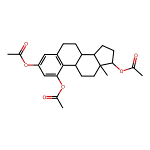 ESTRA-1,3,5(10)-TRIENE-1,3,17-beta-TRIOL, TRIACETATE structure
