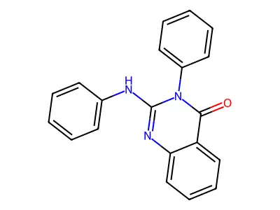 4(3h)-Quinazolinone,3-phenyl-2-(phenylamino)- structure