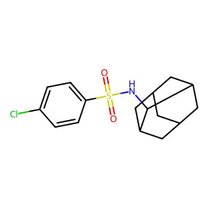 N-(2-adamantyl)-4-chlorobenzenesulfonamide structure