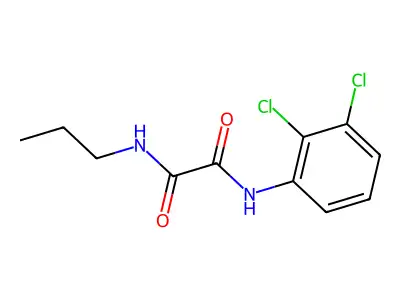 N'-(2,3-dichlorophenyl)-N-propyloxamide structure