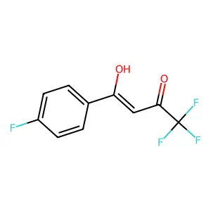 (Z)-1,1,1-trifluoro-4-(4-fluorophenyl)-4-hydroxybut-3-en-2-one structure