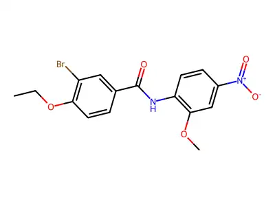 3-bromo-4-ethoxy-N-(2-methoxy-4-nitrophenyl)benzamide structure