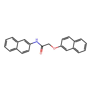 N-naphthalen-2-yl-2-naphthalen-2-yloxyacetamide structure