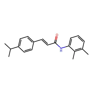 N-(2,3-dimethylphenyl)-3-(4-isopropylphenyl)acrylamide structure