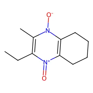 Quinoxaline, 2-ethyl-5,6,7,8-tetrahydro-3-methyl-, 1,4-dioxide (9CI) structure