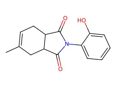 2-(2-Hydroxyphenyl)-5-methyl-3a,4,7,7a-tetrahydroisoindole-1,3-dione structure