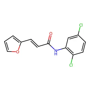 N-(2,5-dichlorophenyl)-3-(2-furyl)prop-2-enamide structure
