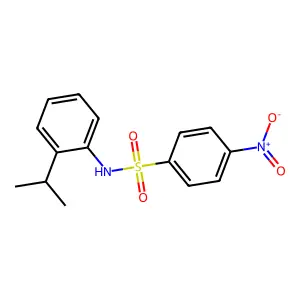 N-(2-Isopropylphenyl)-4-nitrobenzenesulfonamide structure