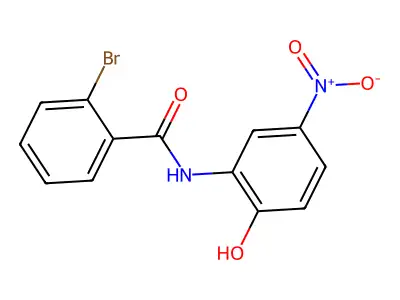 2-bromo-N-(2-hydroxy-5-nitrophenyl)benzamide structure