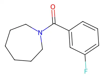 Azepan-1-yl-(3-fluorophenyl)methanone structure