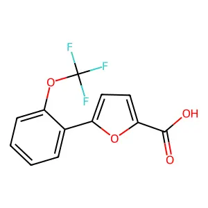 5-(2-(三氟甲氧基)苯基)-2-呋喃甲酸 structure
