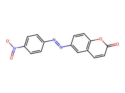 Coumarine, 6-(4-nitrophenylazo)- structure