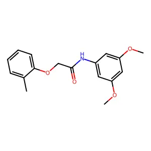 N-(3,5-dimethoxyphenyl)-2-(2-methylphenoxy)acetamide structure