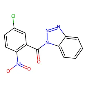 Benzotriazol-1-yl-(5-chloro-2-nitrophenyl)methanone structure