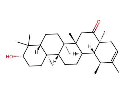3beta-Hydroxytaraxast-20-en-16-one structure