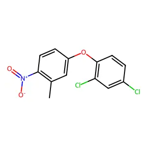 Benzene, 2,4-dichloro-1-(3-methyl-4-nitrophenoxy)- structure