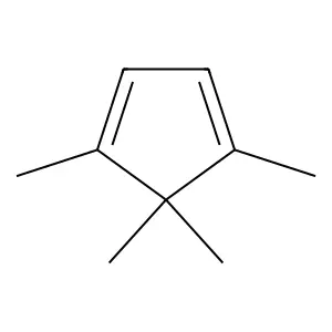 1,4,5,5-Tetramethylcyclopentadiene structure