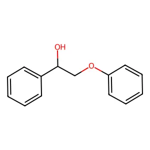 2-Phenoxy-1-phenylethanol structure