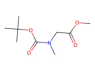 N-Boc-glycine methyl ester structure
