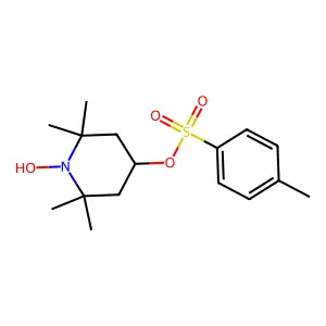 2,2,6,6-Tetramethyl-4-(4'-toluenesulfonate)piperidinooxyl structure