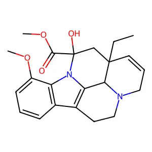 14,15-Didehydro-12-methoxyvincamine structure