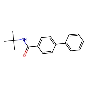 [1,1'-Biphenyl]-4-carboxamide, N-(1,1-dimethylethyl)- structure