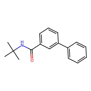 [1,1'-Biphenyl]-3-carboxamide, N-(1,1-dimethylethyl)- structure