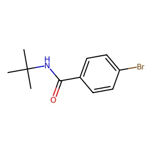 4-bromo-N-tert-butylbenzamide structure