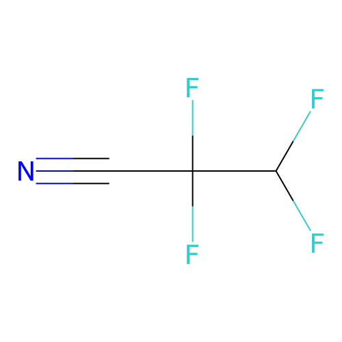 2,2,3,3-Tetrafluoropropionitrile structure