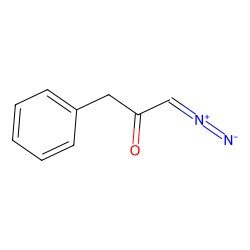 1-Diazo-3-phenylpropan-2-one structure