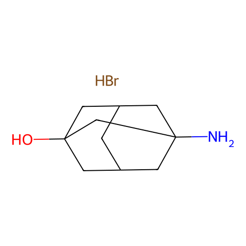 3-Aminoadamantan-1-ol hydrobromide structure