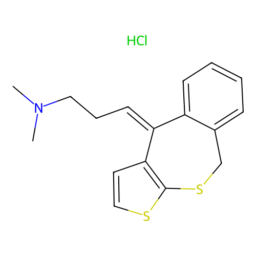 Bisulepin hydrochloride, (Z)- structure