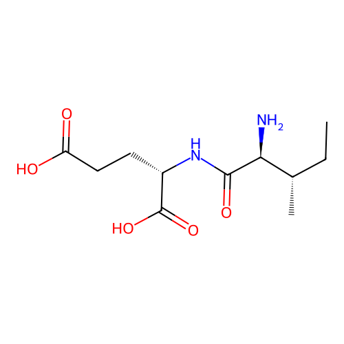 H-Ile-glu-OH structure