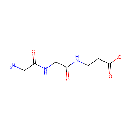 H-Gly-gly-beta-ala-OH structure