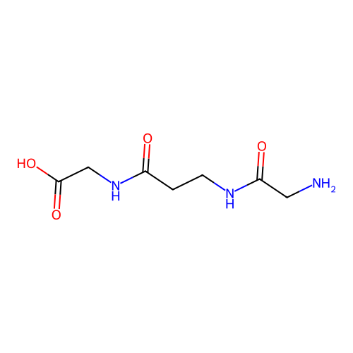 H-Gly-beta-Ala-Gly-OH structure