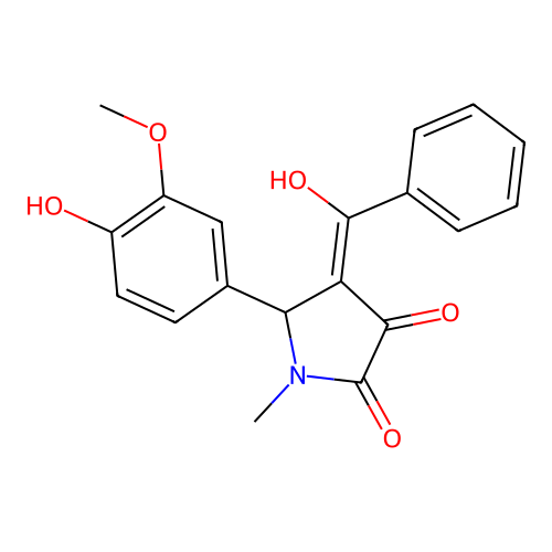 C19H17NO5 structure