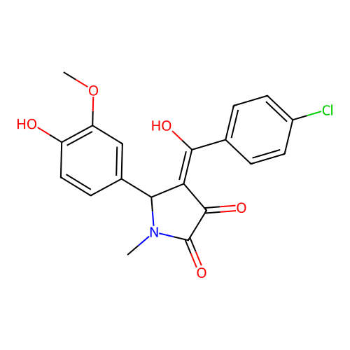 C19H16ClNO5 structure