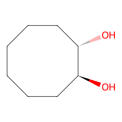 (1S,2S)-Cyclooctane-1,2-diol structure