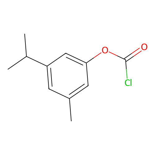 5-Isopropyl-3-methylphenyl chloroformate structure