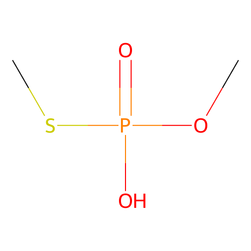 Phosphorothioic acid, O,S-dimethyl ester structure