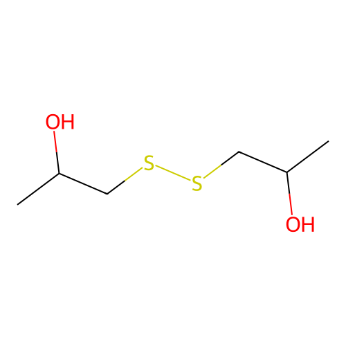 1,1'-Dithiodipropan-2-ol structure