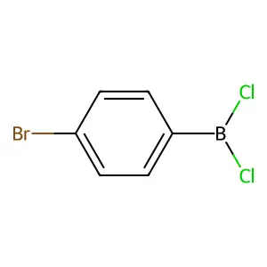 (4-Bromophenyl)(dichloro)borane structure