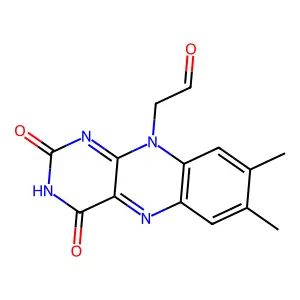7,8-Dimethyl-10-formylmethylisoalloxazine structure
