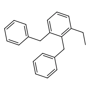 Dibenzylethylbenzene structure